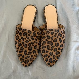 Old Navy cheetah mules